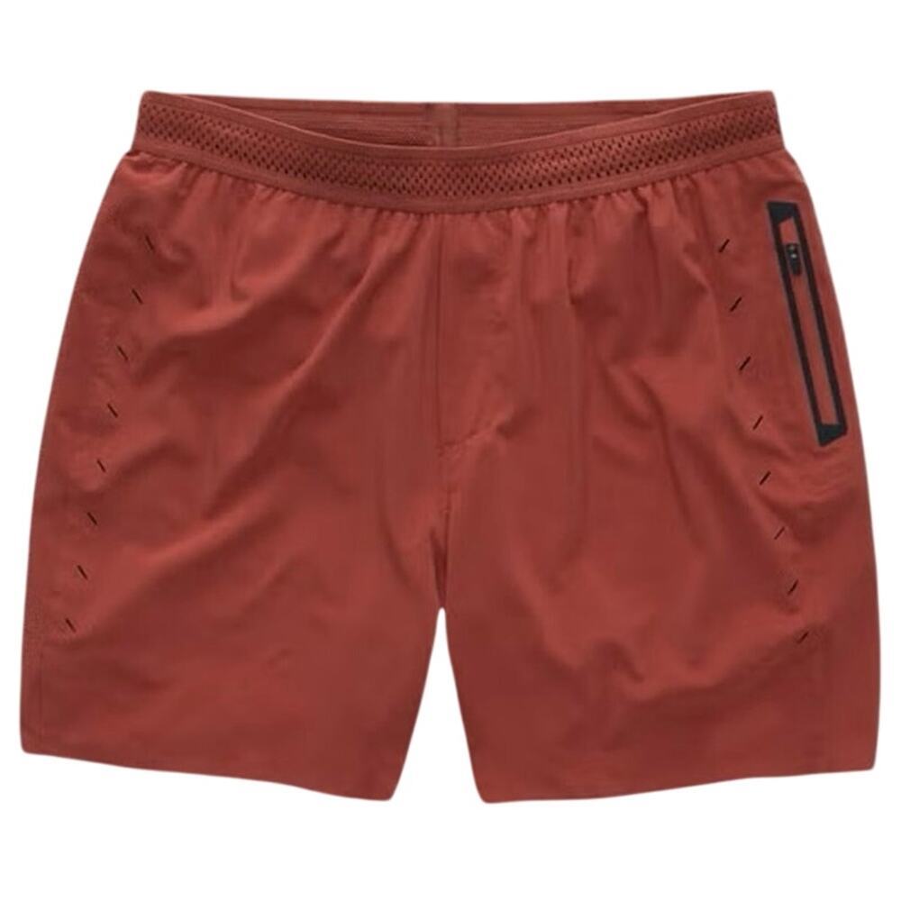 Ten Thousand Men's Athletic Shorts in Rust Red